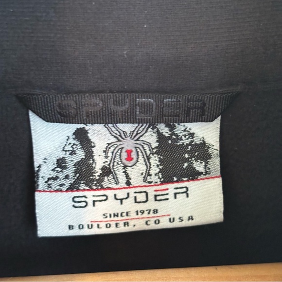 Spyder Men Outbound Stryke 1/2 Zip Mock Neck Pullover Sweatshirt Black Med *NOTE - Picture 5 of 12